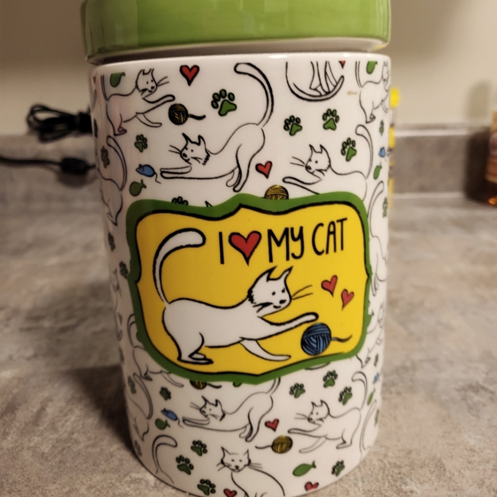 Cat treat canister